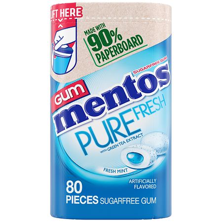Mentos Gum Sugar Free Gum Fresh Mint