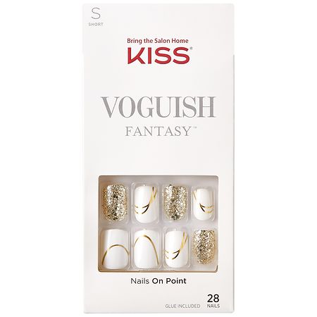 Kiss Glam and Glow White & Gold | Walgreens