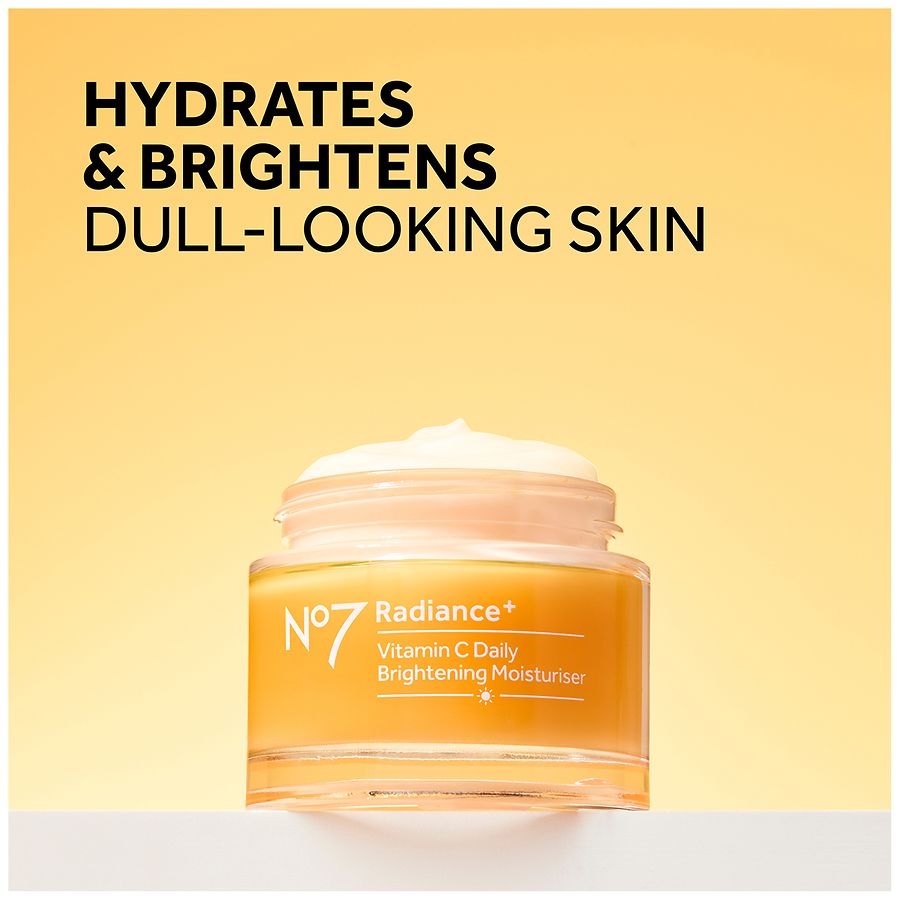 No7 Radiance+ Vitamin C Daily Brightening Moisturizer | Walgreens