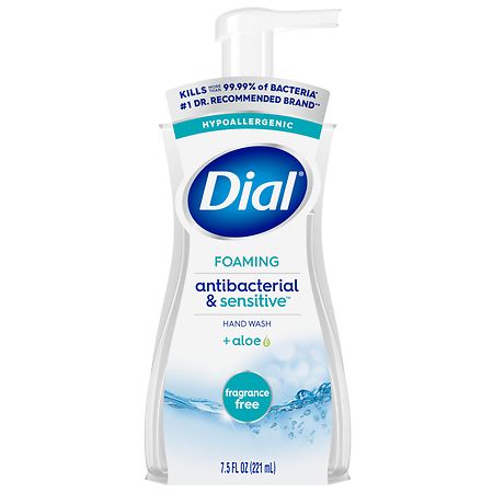 Dial Complete Clean + Gentle Antibacterial Foaming Hand Wash Fragrance Free