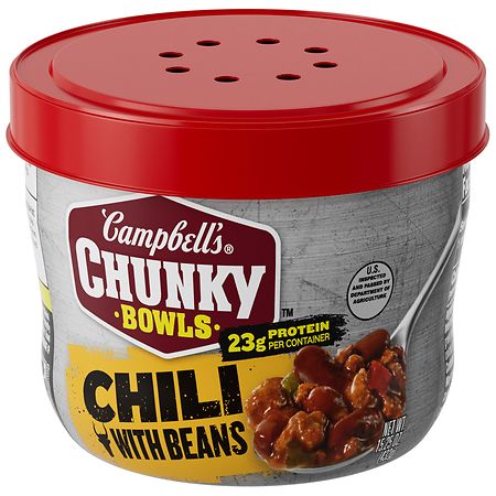 Campbell's Chunky Microwavable Soup, Sirloin Burger with Country Vegetables  Soup, 15.25 Ounce Bowl(pack of 8)