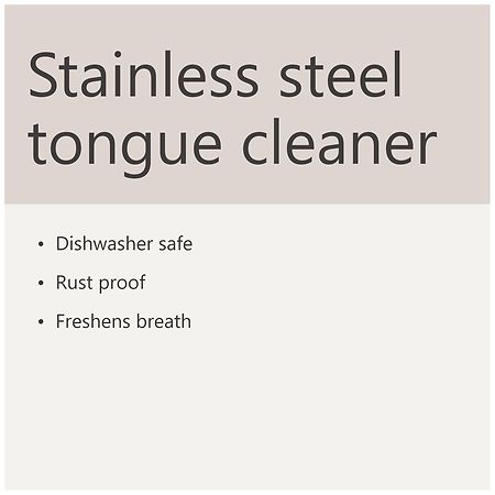 Walgreens Stainless Steel Tongue Cleaners