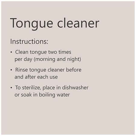 Walgreens Stainless Steel Tongue Cleaners