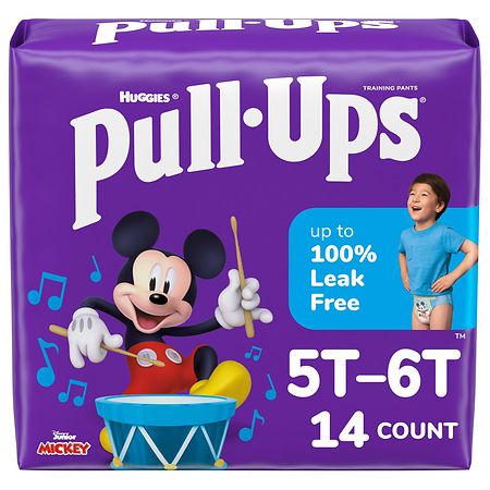 Huggies Pull-Ups Boys' Potty Training Pants 5T-6T (46+ lbs)