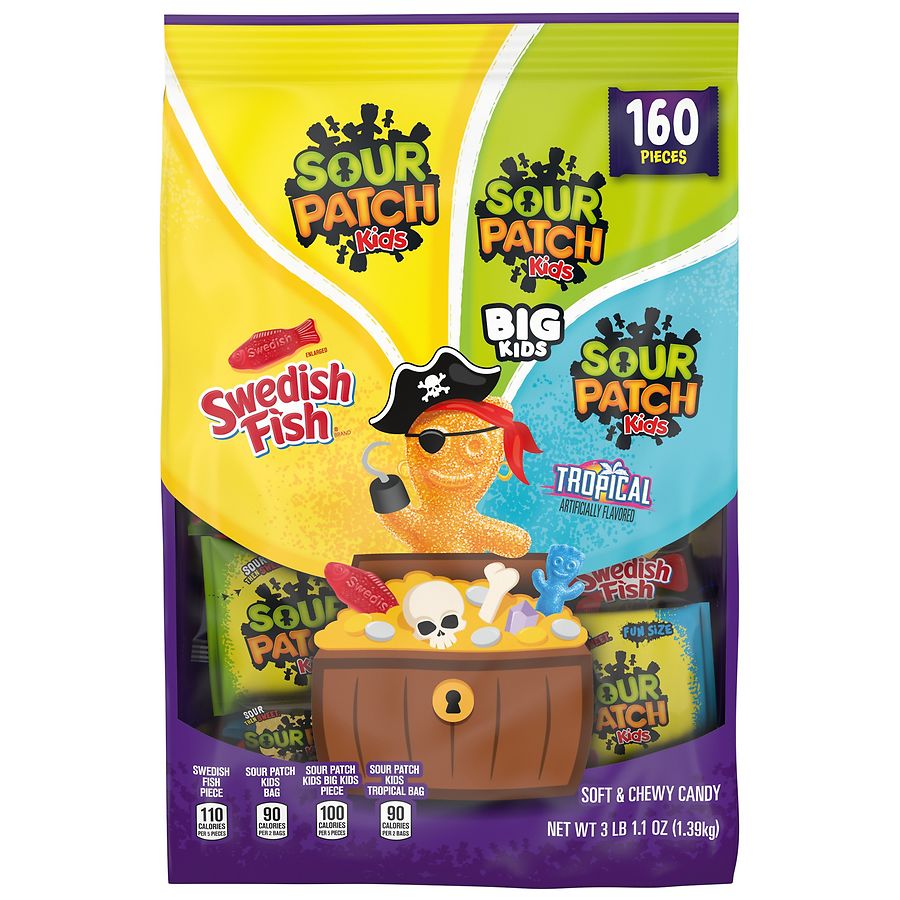 Sour Patch Halloween Candy Variety Pack, Trick or Treat Bags