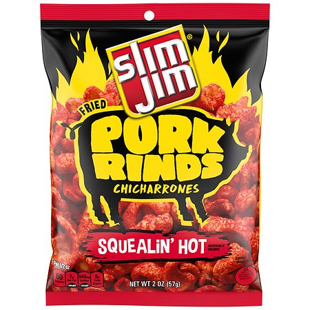 Slim Jim Squealing Hot Fried Pork Rinds