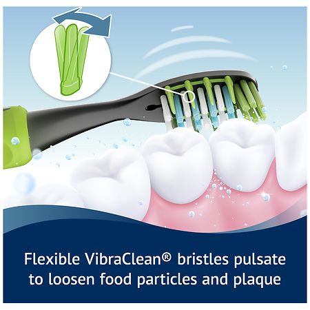 Walgreens Pulsating Deep Cleaning VibraClean Toothbrush Medium