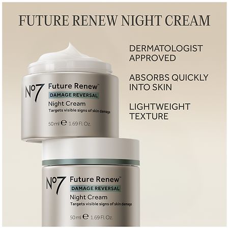 No7 Damage Reversal Night Cream | Walgreens