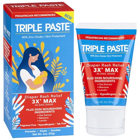 Triple Paste 3X Max Diaper Rash Ointment