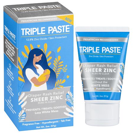 Triple Paste Hypoallergenic Medicated Diaper Rash Ointment