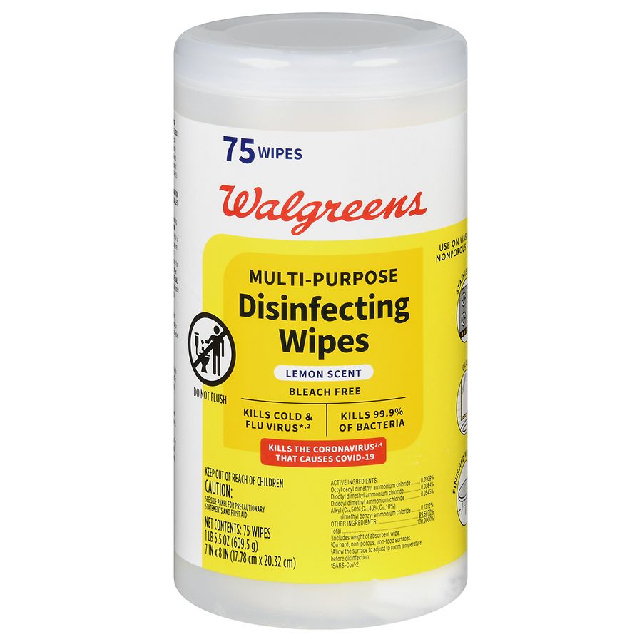No Name Fresh Scent Disinfectant Wipes - 75 ea