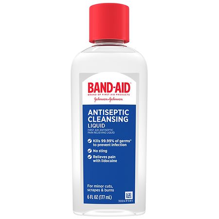 Band Aid Brand Pain Relieving Antiseptic Cleansing Liquid
