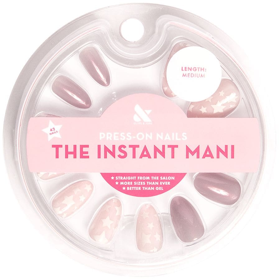 Olive & June The Instant Mani Press-On Nails, Mermaid Star | Walgreens