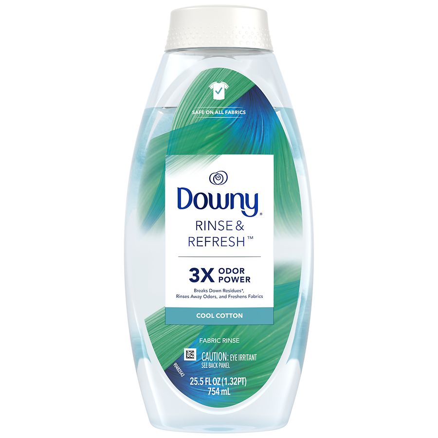 Downy Rinse & Refresh Laundry Odor Remover and Fabric Softener, Cool Cotton