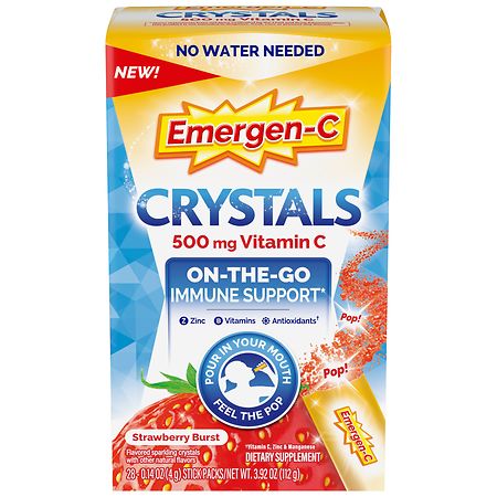 Emergen-C Immune Support Supplement 500 mg Crystals