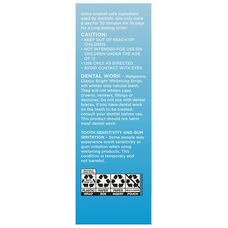 Walgreens Ultra Whitening Strips, Enamel Safe, EasyFit, Slip-Free Dry Touch