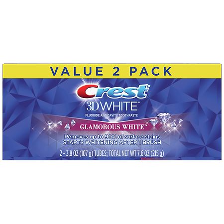 UPC 030772000403 product image for Crest Glamorous White Toothpaste - 3.8 OZ x 2 pack | upcitemdb.com