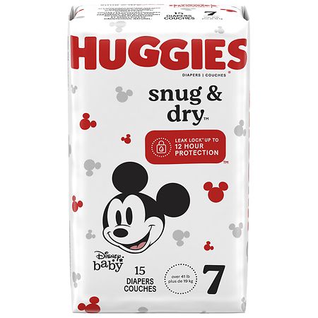Save on Huggies Little Movers Size 7 Diapers 41+ lbs Disney Order Online  Delivery