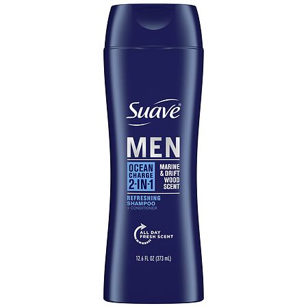 Suave Men 2 in 1 Shampoo and Conditioner Ocean Charge