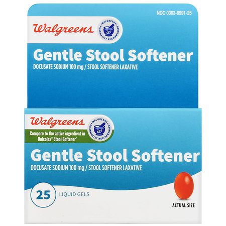 Walgreens Gentle Laxative Suppositories