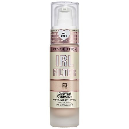 Makeup Revolution IRL Filter Longwear Foundation, F3