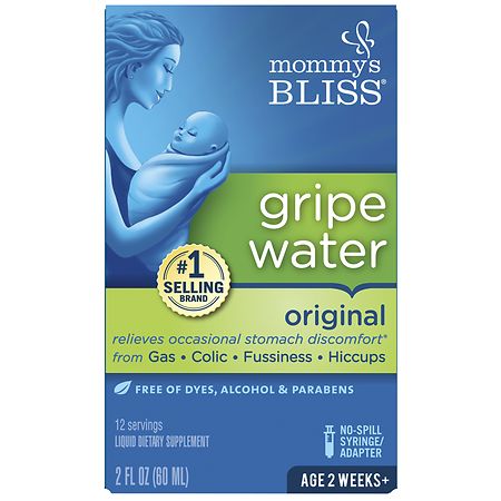Mommy's Bliss Gripe Water, Original, 2 Weeks+, 4 fl. oz.