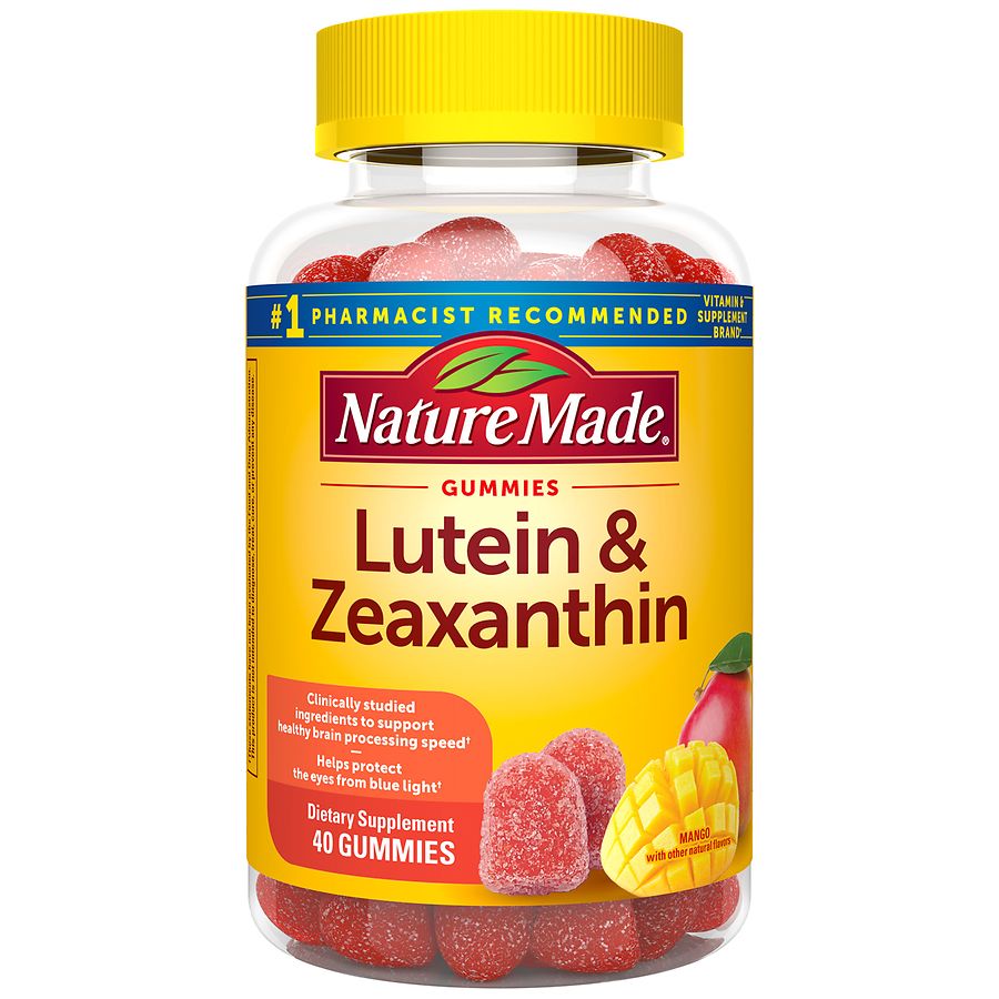 Nature made lutein zeaxanthin vegan gummies walgreens