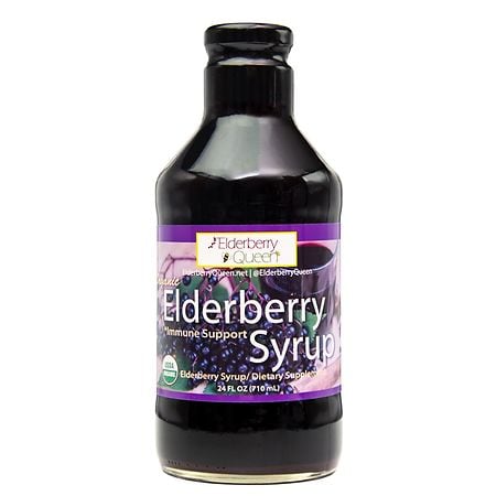 Elderberry Queen Organic Elderberry Immune Support Syrup