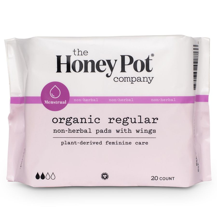 The Honey Pot Organic Non-Herbal Regular Menstrual Pads | Walgreens