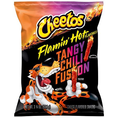 Chester's Corn Snacks, Flamin' Hot Flavored, Fries - 12 oz