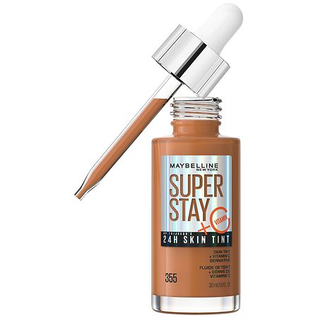 Maybelline New York Super Stay Up to 24HR Skin Tint with Vitamin C, 355, 1 oz | CVS