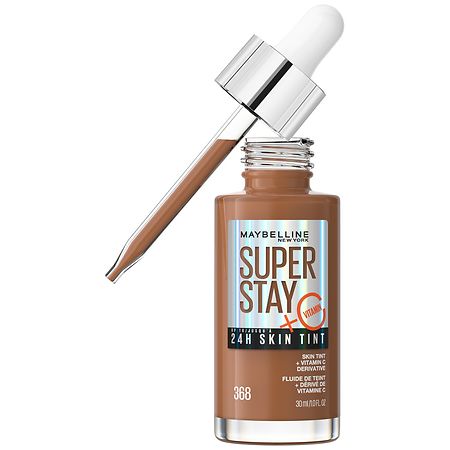Maybelline New York Super Stay Up to 24HR Skin Tint with Vitamin C, 368, 1 oz | CVS