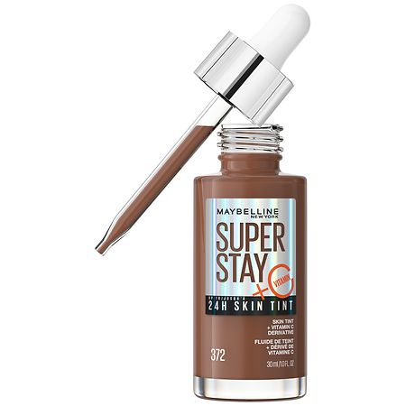 Maybelline New York Super Stay Up to 24HR Skin Tint with Vitamin C, 372, 1 oz | CVS