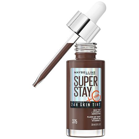 Maybelline New York Super Stay Up to 24HR Skin Tint with Vitamin C, 375, 1 oz | CVS