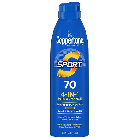 Coppertone Sport Spray Sunscreen SPF 70