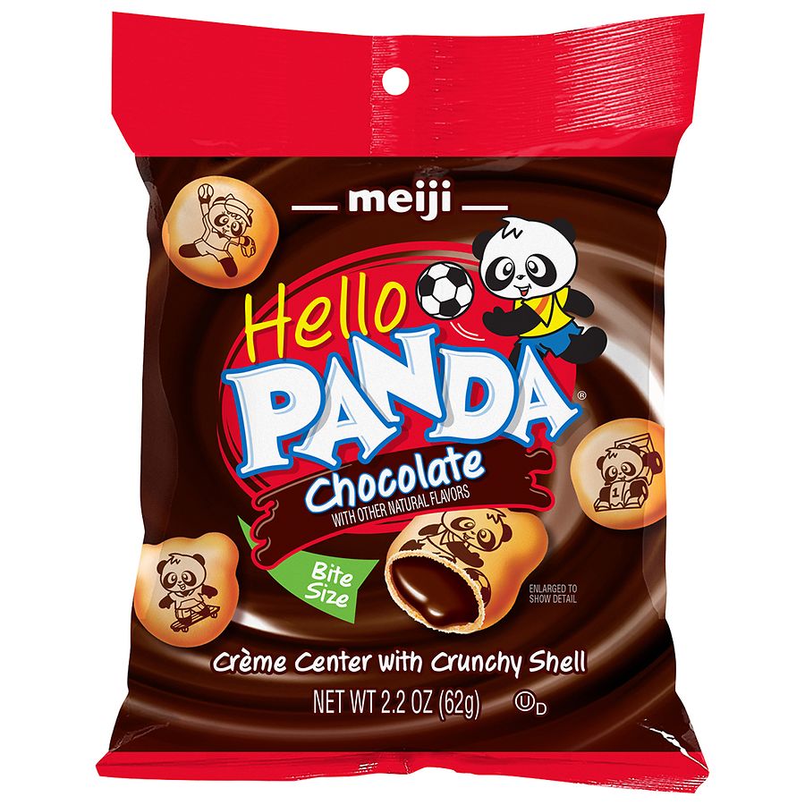 Hello Panda Chocolate Creme Center with Crunchy Shell Chocolate