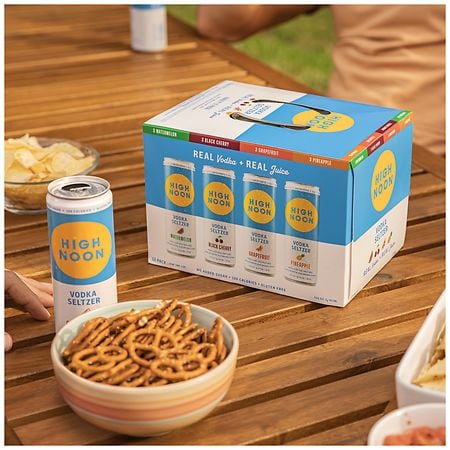 High Noon Vodka Hard Seltzer Variety Pack Cans, 4.5% Alc/Vol
