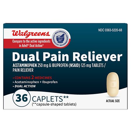 Walgreens Extra Strength Pain Reliever Acetaminophen Caplets
