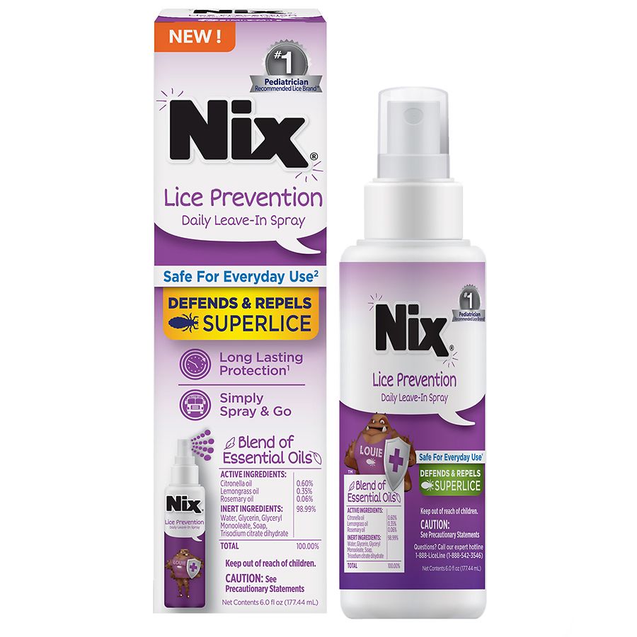 Nix Daily Lice Prevention Spray for Kids