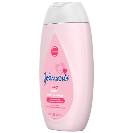 Johnson's Baby Moisturizing Pink Baby Lotion With Coconut Oil