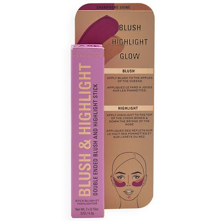 Makeup Revolution Blush & Highlight Stick Champagne Shine