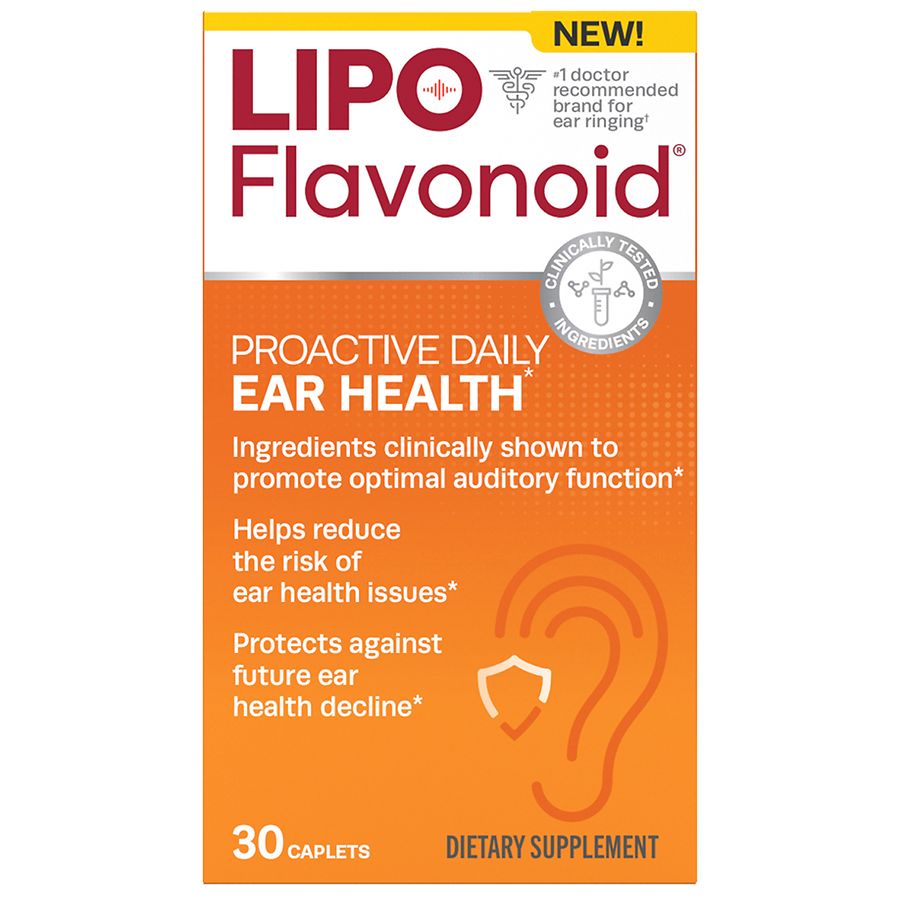Lipo Flavonoid Proactive Daily Ear Health Dietary Supplement, Lipo Flavonoid Coupon
