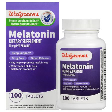 Walgreens Melatonin 10 mg Tablets 10 mg
