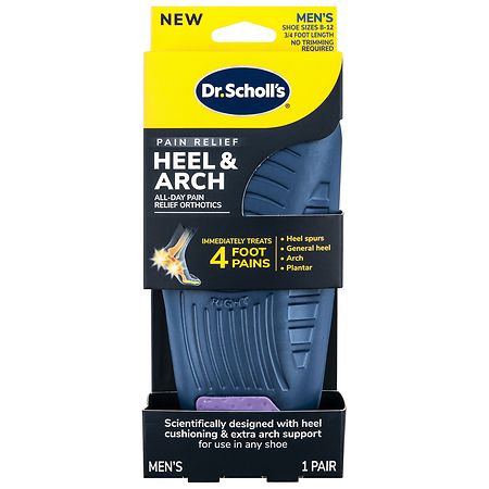 Dr. Scholl's Heel & Arch All Day Pain Relief Orthotics for Men