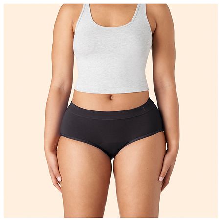 Thinx Sports Style Period Panties for Working Out BLACK (Size 3XL