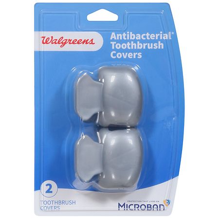 Walgreens Antibacterial Toothbrush Covers Assorted