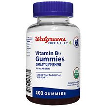 Walgreens Free & Pure Vitamin B-12 3000 Mcg Gummies | Walgreens