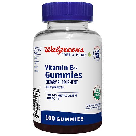 Walgreens Free & Pure Vitamin B-12 3000 mcg Gummies