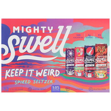 Mighty Swell Keep it Weird Spiked Seltzer Assorted