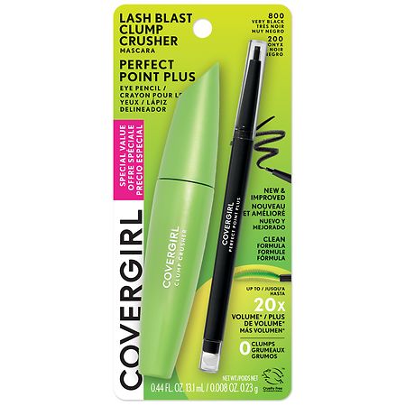 Lash Blast Clump Crusher Mascara & Perfect Point Value Pack Very Black /  Onyx